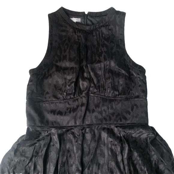 Maggie London Trapeze Black Leopard Print Dress Size 10 NWT - Picture 10 of 11